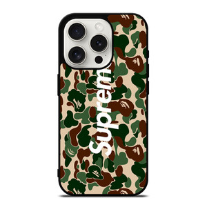 BAPE CAMO SUPREME iPhone 15 Case